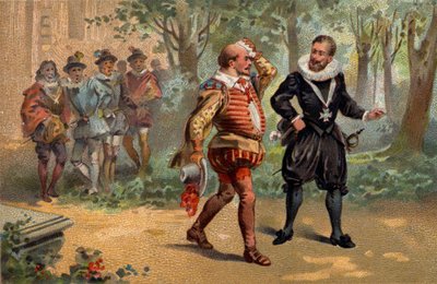 Henrik IV kung av Frankrike och Henrik av Lorraine, hertig av Mayenne och Aiguillon (1578-1621). av Unknown artist