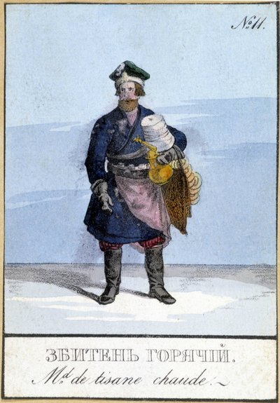 Örttehandlare i Ryssland på 1800-talet. av Unknown artist