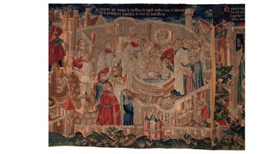 Historia om Saint Piat och Saint Eleuthère, scen 6 av Unknown artist