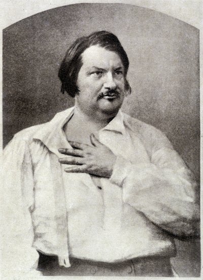 Honoré de Balzac, cirka 1850 av Unknown artist