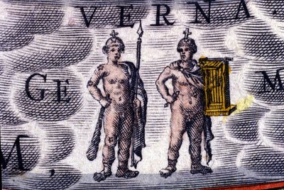 Horoskop: zodiakens tecken, Tvillingarna. av Unknown artist