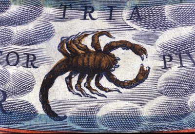 Horoskop: zodiakens tecken, skorpionen. av Unknown artist