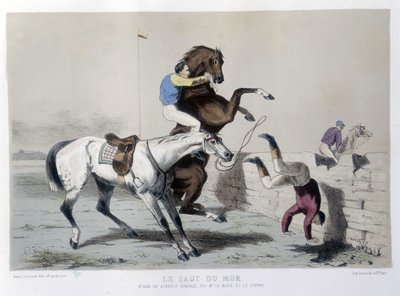 Ridning: Le jump du mur, Steeple - i "" Le Centaure"" av Unknown artist