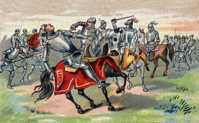 Hundraåriga krig: Jean Talbot (1390-1453) (John Talbot) 1:e earlen av Shrewsbury, 7:e baron Talbot Riddare av strumpebandet 1424 dödar i slaget vid Castillon 1453. kromolitografi av Unknown artist