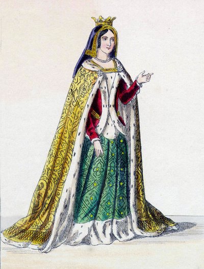 Isabella I av Kastilien, känd som katoliken (1451-1504), drottning av Kastilien. av Unknown artist
