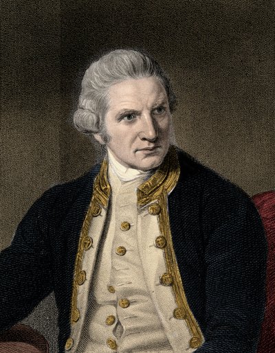 James Cook 1728-1779 - gravyr - 1800-talet av Unknown artist