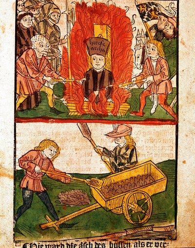 Jan Hus (eller Jean Huss av Unknown artist