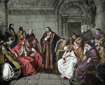 Jan Hus (eller Jean Huss av Unknown artist