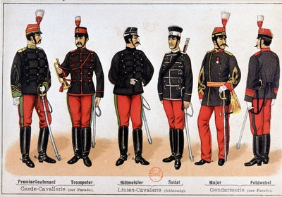 Japansk Armee, sent 1800-tal av Unknown artist