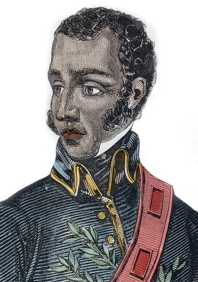Jean-Pierre Boyer, Haitis president från 1818 till 1843 - Jean Pierre Boyer (1776-1850) Haitiansk politiker - av Unknown artist