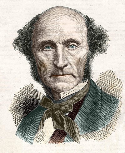John Stuart Mill (1806 - 1873), brittisk filosof och ekonom. av Unknown artist