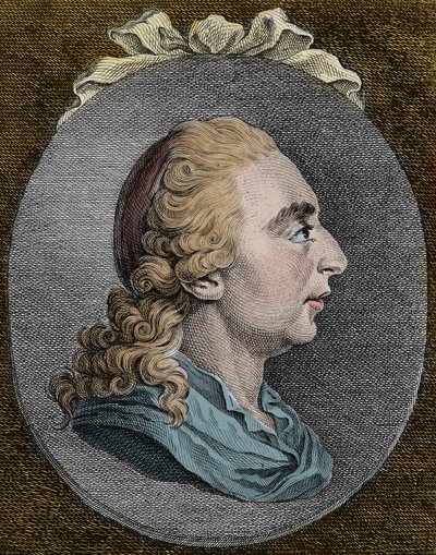 Joseph Freiherr von Sonnenfels (1732-1817) österrikisk och tysk jurist och romanförfattargravyr - Joseph von Sonnenfels österrikisk jurist och författare av Unknown artist