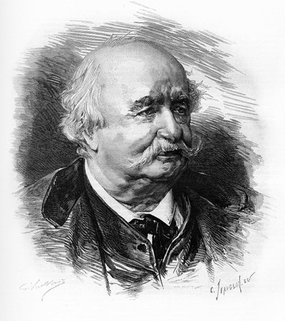 Jules Sandeau (1811-1883), fransk författare, romanförfattare och dramatiker. av Unknown artist