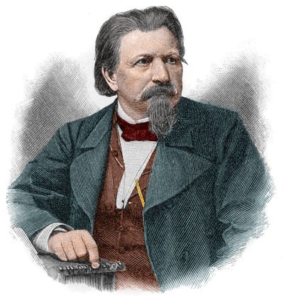Karl Ferdinand Gutzkow (1811-1878), tysk författare, dramatiker och journalist. av Unknown artist