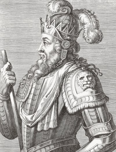 Kung Afonso V av Portugal. Porträtt. av Unknown artist