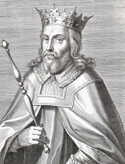 Kung Duarte I av Portugal. Edward I. Porträtt. av Unknown artist