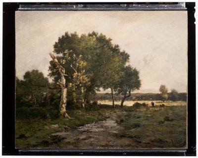 Landskap, ca 1800-talet (olja på duk) av Unknown artist