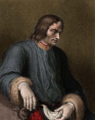 Laurent de Medici även känd som Laurent le Magnifico av Unknown artist