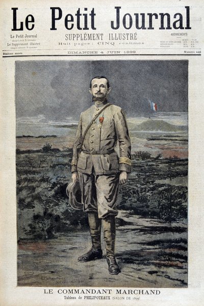 Kommendör Marchand - i "" Le petit Journal"" av 1899-06-04 av Unknown artist
