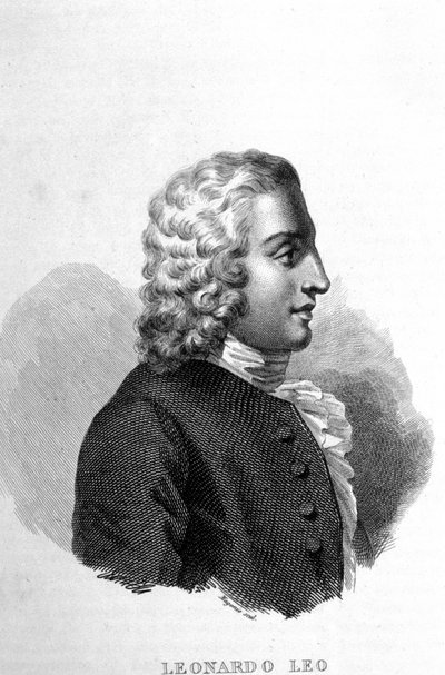 Leonardo Leo, italiensk kompositör (San Vito degli Schiavi av Unknown artist