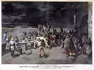 Les rescueurs: 7:e målningen av pjäsen "" Maître d