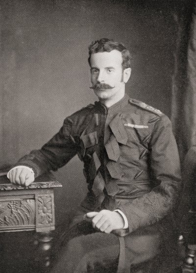 Generallöjtnant Douglas Mackinnon Baillie Hamilton Cochrane, 12:e Earl of Dundonald, från boken South Africa and the Transvaal War av Louis Creswicke, pub. 1900 av Unknown