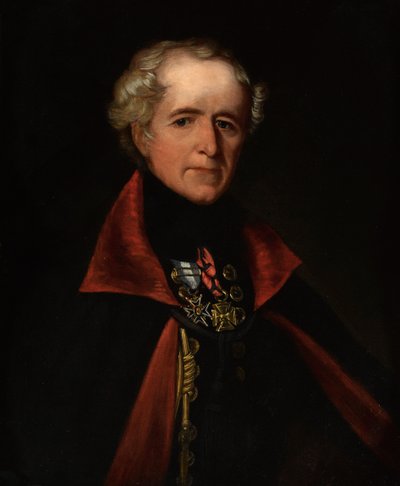 Generallöjtnant Sir Samuel Venables Hinde KCB, 1832 ca av Unknown