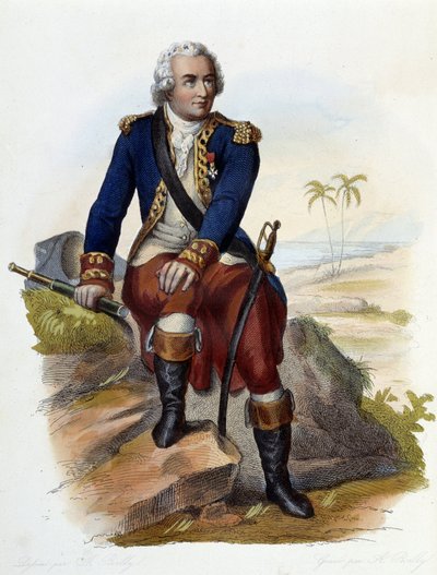 Louis Antoine, greve av Bougainville (1729-1811), fransk sjöfarare - i Le Plutarque francais, red. Mennechet av Unknown artist