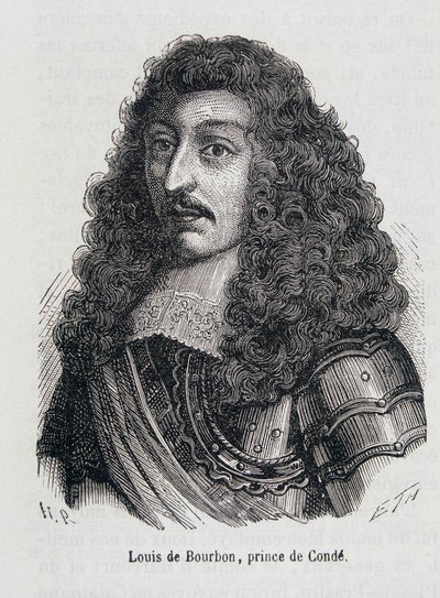 Ludvig II av Bourbon, Prins av Conde (Bourbon-Conde), känd som Le Grand Conde (1621-1686). av Unknown artist