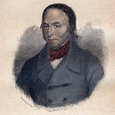 Louis Marie de Lahaye baron sedan Viscount de Cormenin (1788 1868) fransk jurist och politisk pamflettförfattare, gravyr av Unknown artist