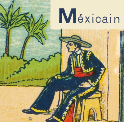 M som mexikansk av Unknown artist