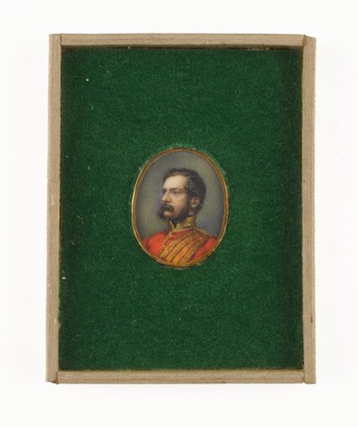 Generalmajor William Brett (1803-1858), i uniform av en generalofficer av Unknown artist