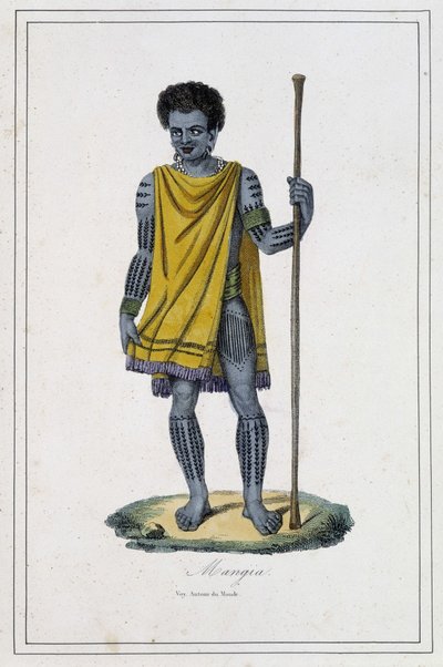 Mangia - i "" Jordens olika folk"" av Fader Paul Jonhanneaud, Librairie des Bons livres av Unknown artist