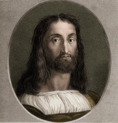 Marcantonio Raimondi eller Marc Antoine eller Marcantonio - Marcantonio Raimondi (c1480-c1534), italiensk gravör - gravyr - 1800-talet av Unknown artist