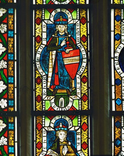 Markgreve Leopold III av Babenberg (glasmålning) av Unknown Artist