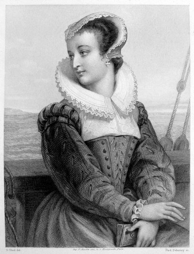Marie Stuart - gravyr av Unknown artist