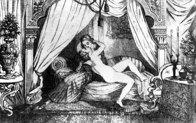 Marinette - i "History of my life"" av Casanova. Bryssel 1872. av Unknown artist