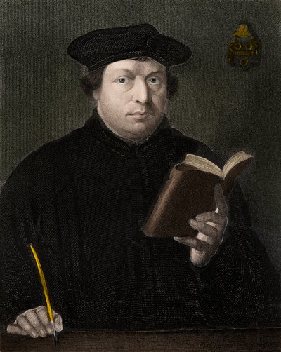 Martin Luther 1483-1546 - gravyr - 1800-talet av Unknown artist