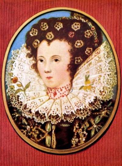 Maria Stuart. Porträtt av drottningen av Skottland av Unknown artist