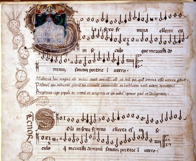 Mässa i baskvartett av Enricus Isaac av Unknown artist