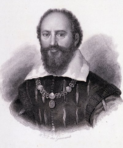 Maximilian av Bethune (1560-1641) hertig av Sully, gravporträtt av Unknown artist