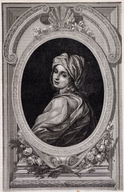 Medaljongporträtt av påven Jeanne - i "Histoire des popes"" av Maurice Lachatre av Unknown artist