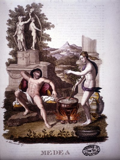 Medea - i Mythological Dictionary av Unknown artist