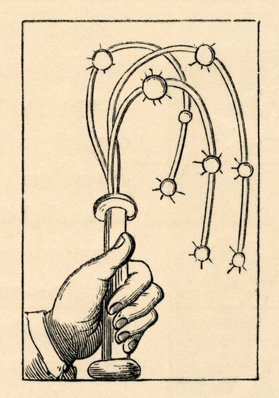 Medeltida tortyrinstrument: katt med nio svansar av Unknown artist
