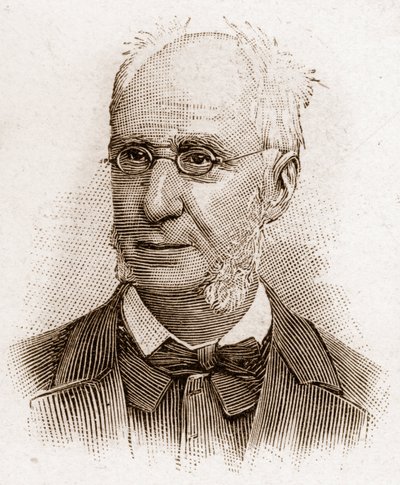 Medlemmar av Academy Francaise 1895: porträtt av Emile Ollivier (1825-1913), fransk politiker. av Unknown artist