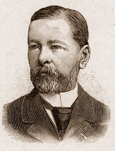 Medlemmar av Academy Francaise 1895: porträtt av Paul Thureau Dangin (Thureau-Dangin), fransk historiker. av Unknown artist