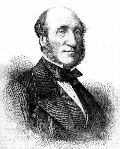 Michel Chevalier. Fransk ekonom och politiker (1806 till 1879). av Unknown artist