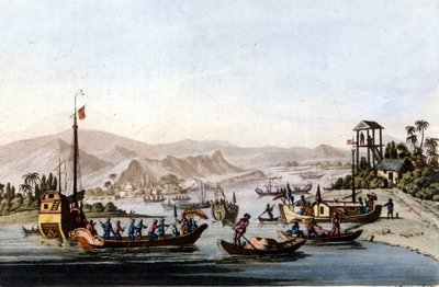 Yang Tse Kiangs mun av Unknown artist