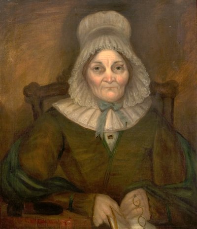 Mrs Hannah Burton, ca 1800 av Unknown