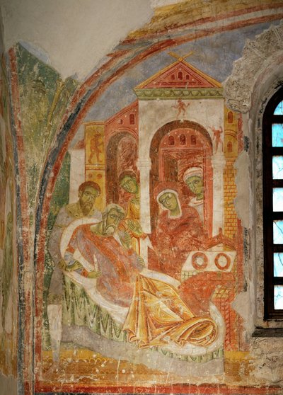 Muralmålningar i kyrkan i benediktinerklostret Lambach, Oberösterreich (fresker) av Unknown artist